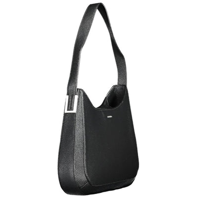 Calvin Klein Zwarte Polyester Dames Handtas