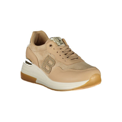 Laura Biagiotti Beige Polyester Dames Sneaker