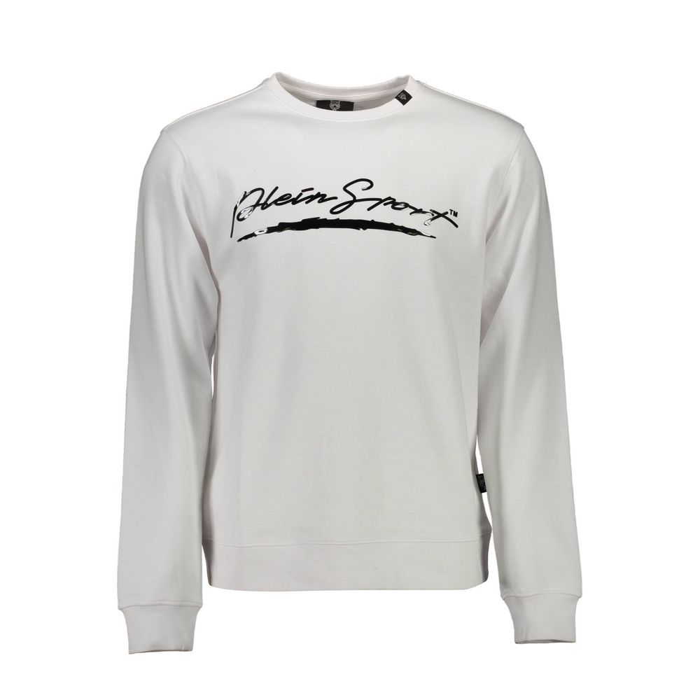 Pull en coton blanc Plein Sport pour homme