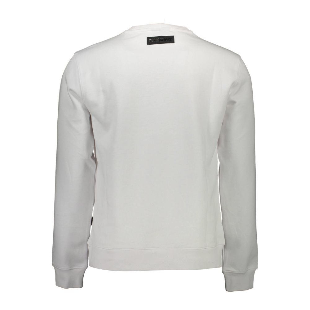 Pull en coton blanc Plein Sport pour homme