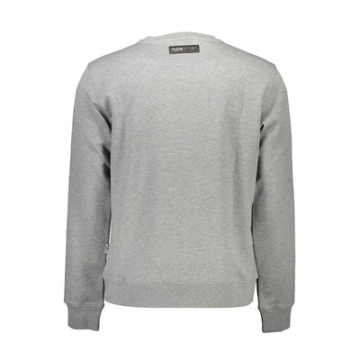 Pull en coton marron Plein Sport pour homme