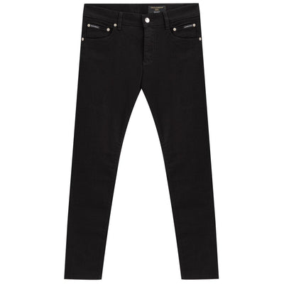 Dolce &amp; Gabbana Zwarte Katoenen Jeans Denim