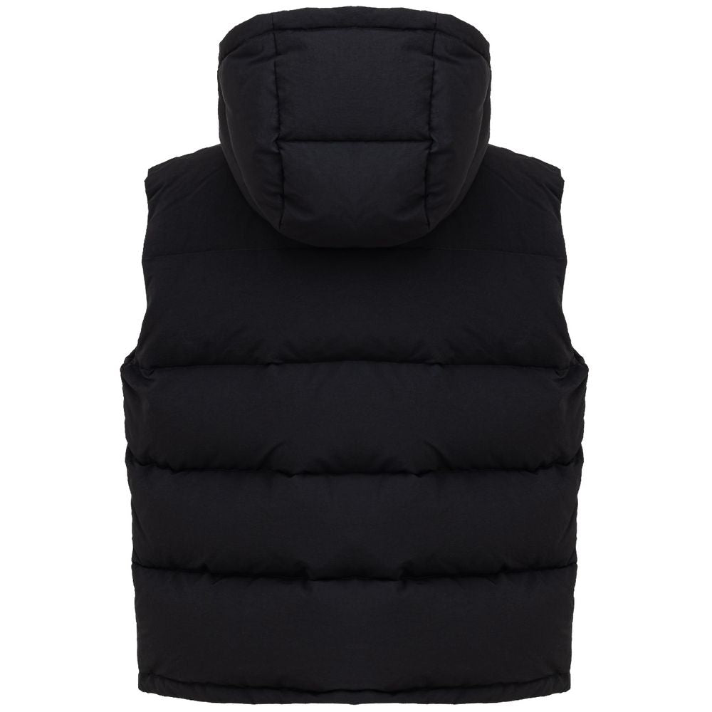 Veste sans manches en polyester noir Dolce &amp; Gabbana