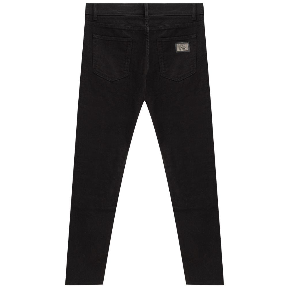 Dolce &amp; Gabbana Zwarte Katoenen Jeans Denim