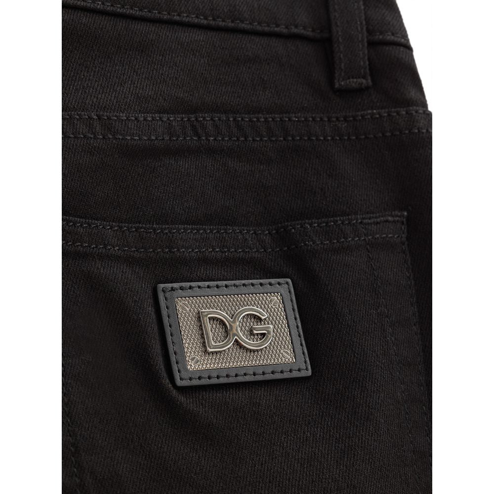 Dolce &amp; Gabbana Zwarte Katoenen Jeans Denim