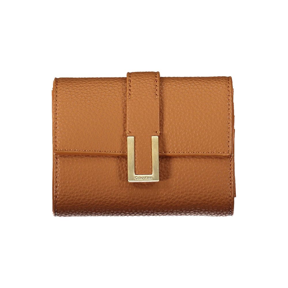 Calvin Klein Bruine Polyester Dames Portemonnee