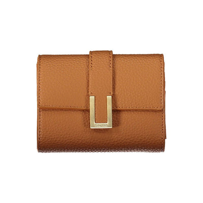 Calvin Klein Bruine Polyester Dames Portemonnee