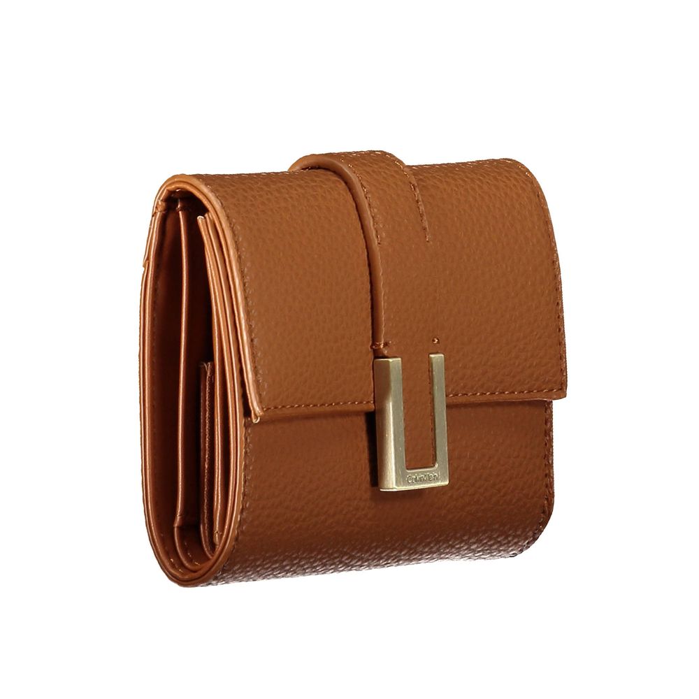 Calvin Klein Bruine Polyester Dames Portemonnee