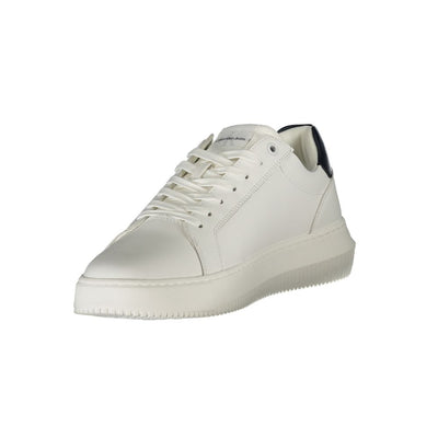 Calvin Klein Witte Leren Heren Sneaker