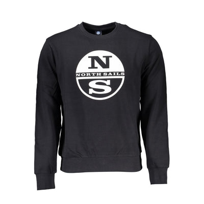 Suéter de algodón negro para hombre de North Sails