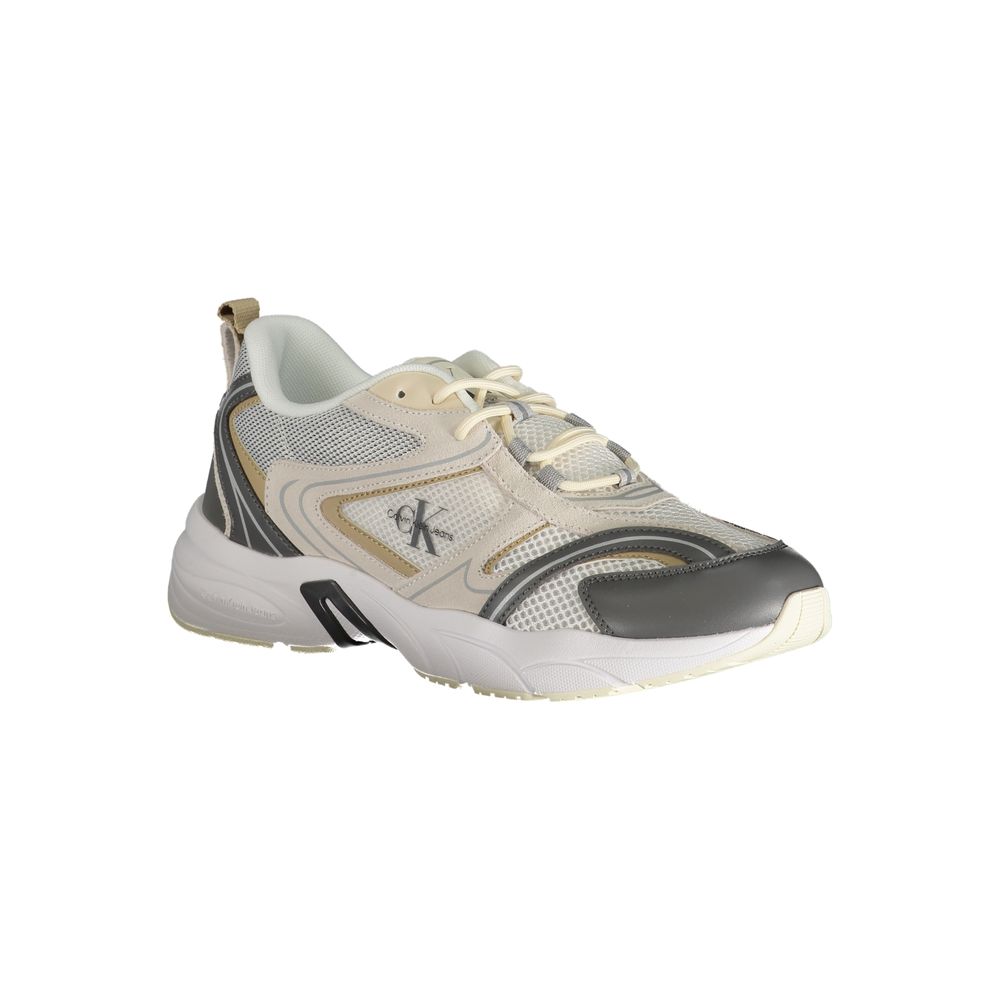 Calvin Klein beige polyester sneaker