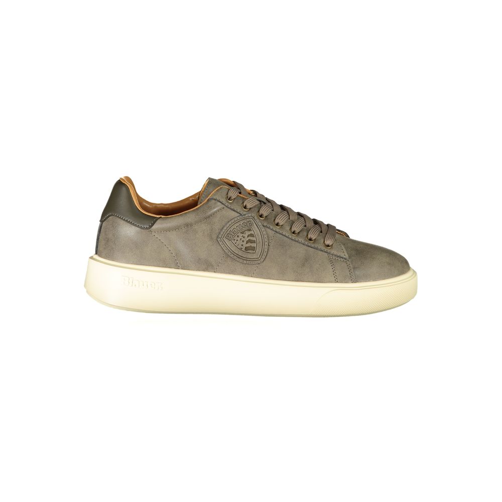 Baskets en polyester beige Blauer