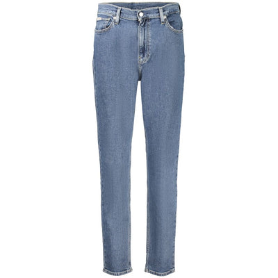 Calvin Klein Blauwe Katoenen Damesjeans