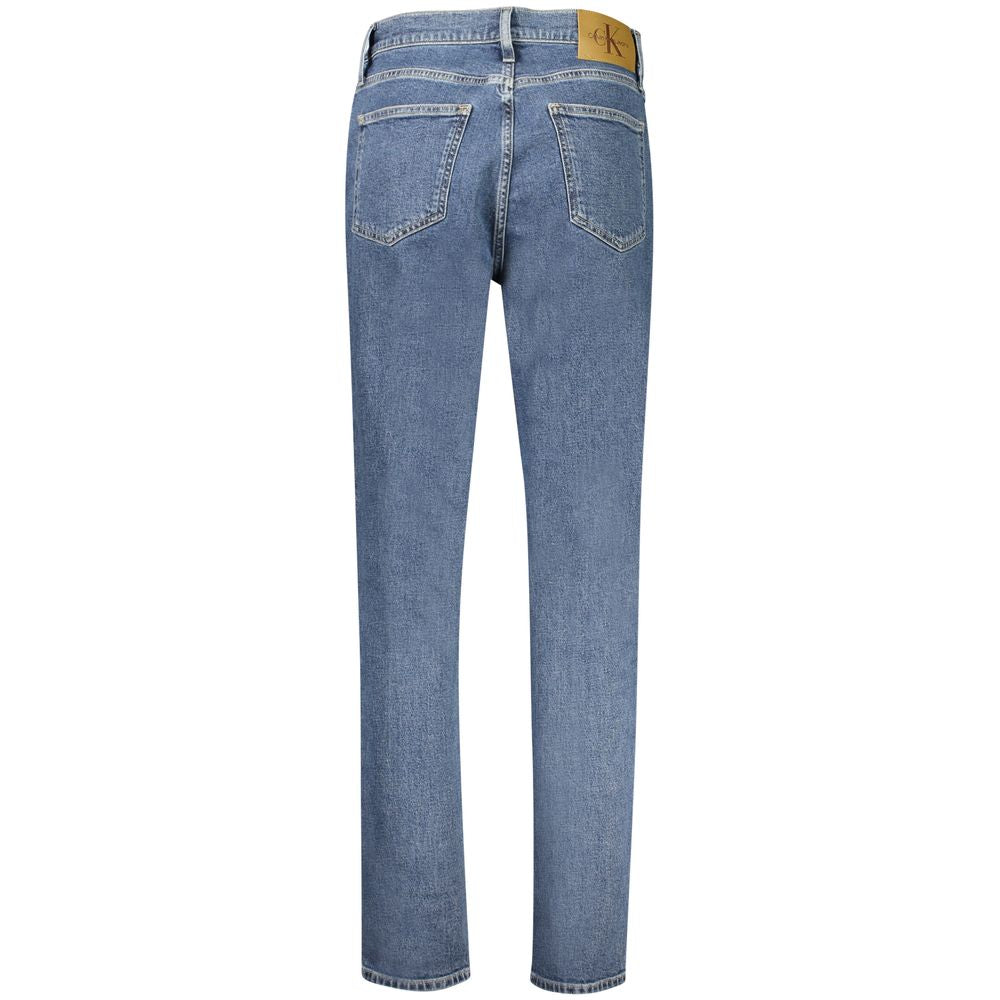 Calvin Klein Blauwe Katoenen Damesjeans