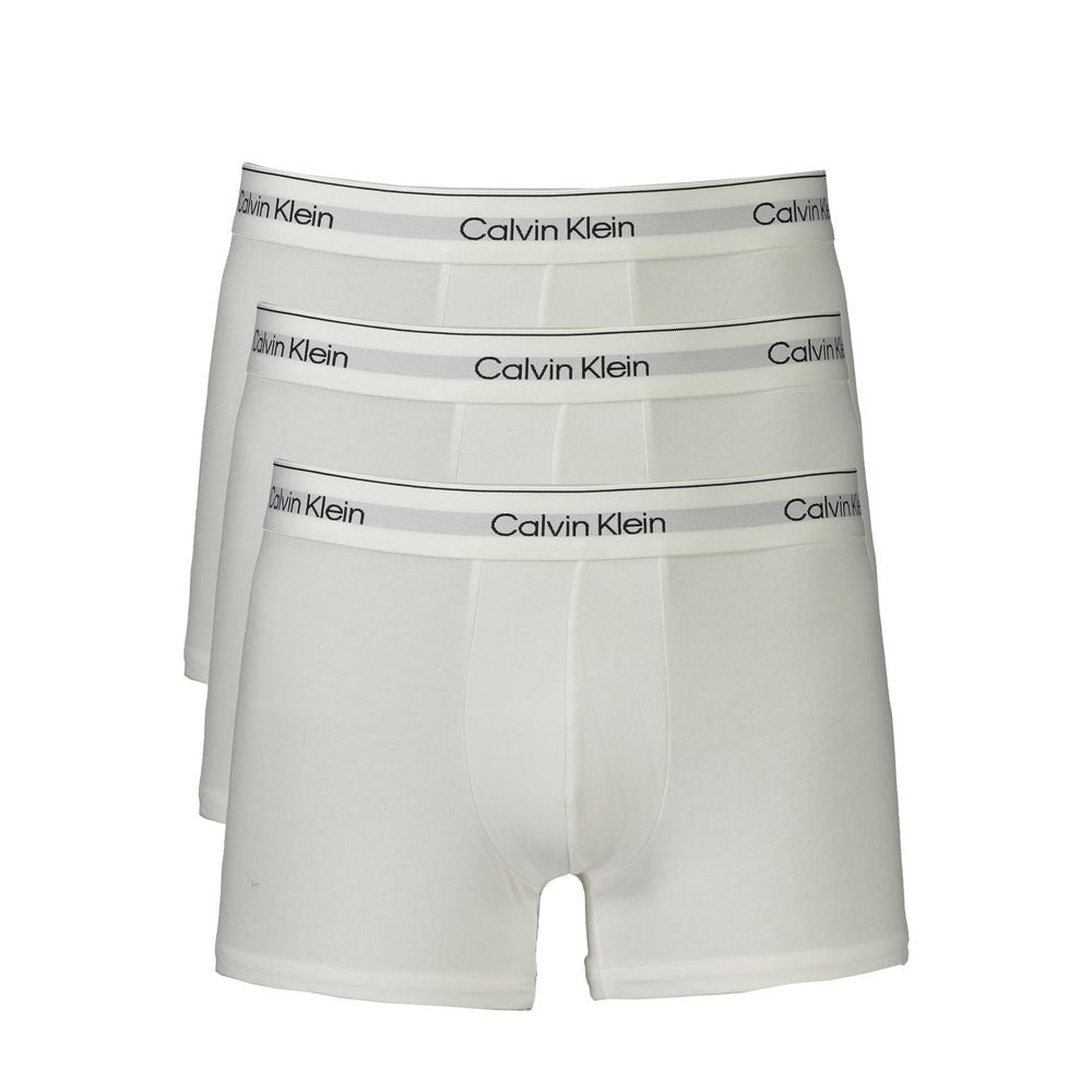 Calvin Klein Witte Katoenen Heren Boxer