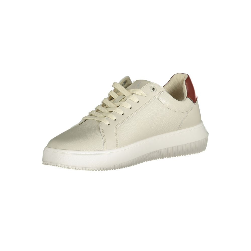 Calvin Klein Bruine Leren Heren Sneaker