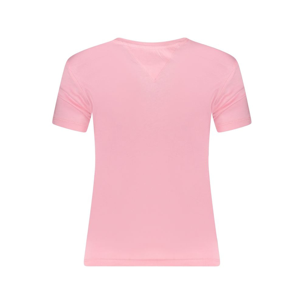 Tommy Hilfiger roze katoenen top en T-shirt