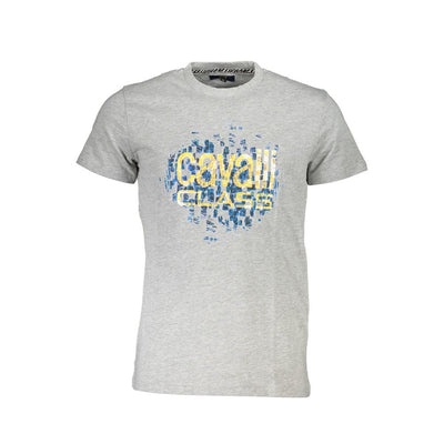 T-shirt Cavalli Class en coton marron pour homme