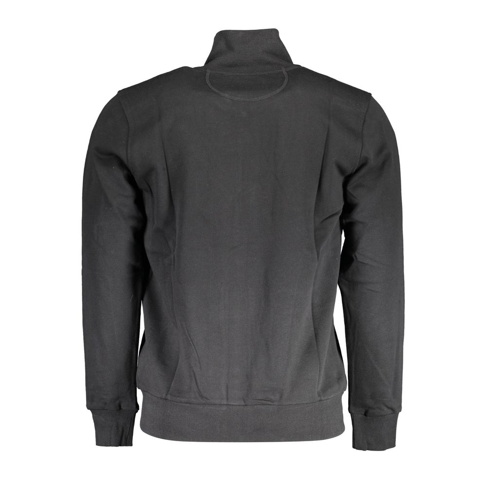 Pull homme en coton noir La Martina