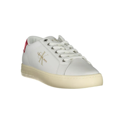Calvin Klein Eco-Conscious Witte Veterschoenen