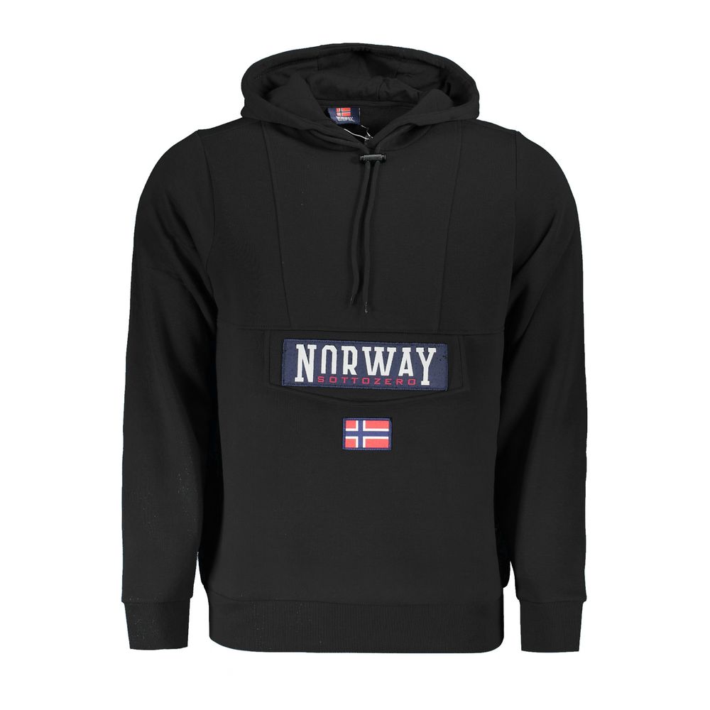 Pull en coton noir Norvège 1963
