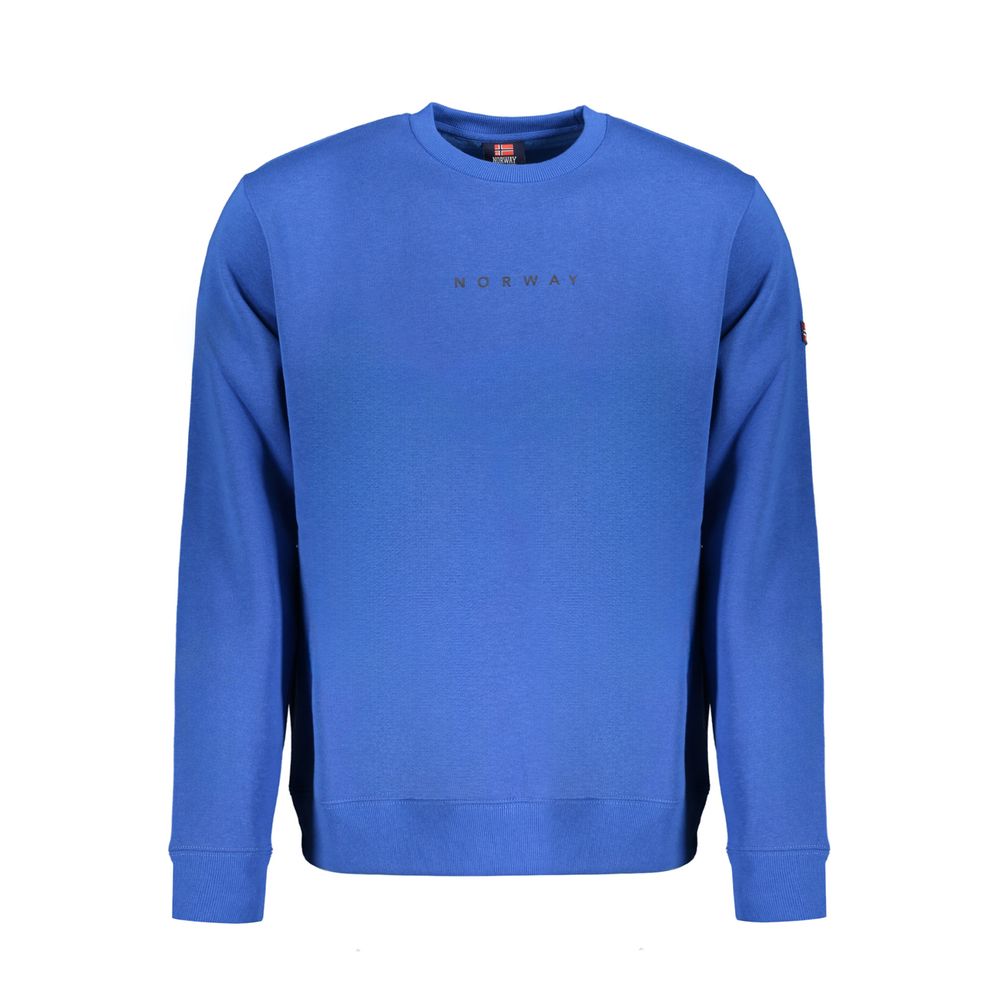 Pull homme en coton bleu Norvège 1963