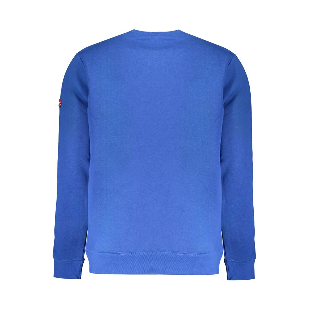 Pull homme en coton bleu Norvège 1963