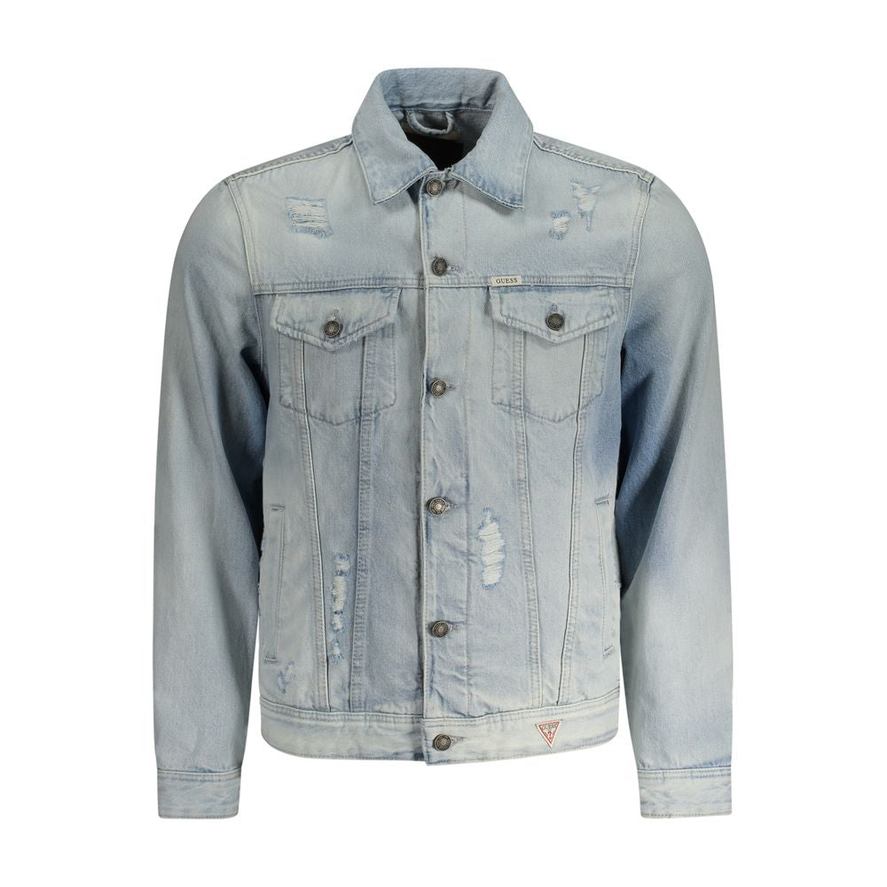 Veste en coton bleu Guess Jeans