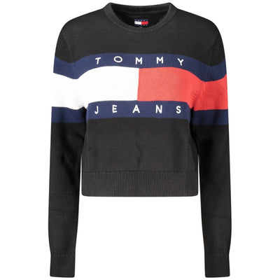 Tommy Hilfiger Zwarte Katoenen Damestrui