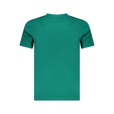 Cavalli Class Green Cotton T-Shirt