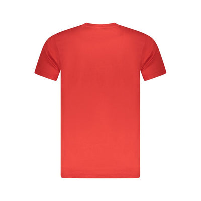 T-shirt Cavalli Class en coton rouge pour homme