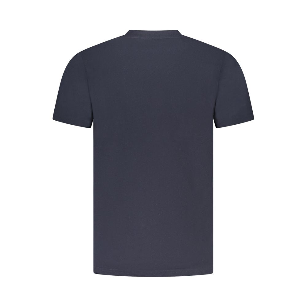 Cavalli Class Blauw Katoenen Heren T-shirt