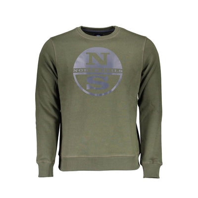 Pull homme en coton vert North Sails