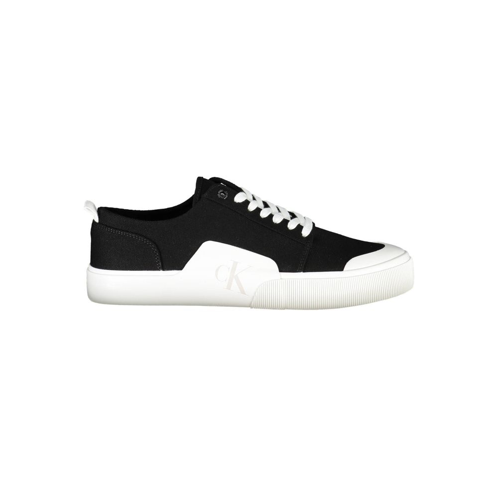 Calvin Klein Zwarte Gerecyclede Materiaal Heren Sneaker