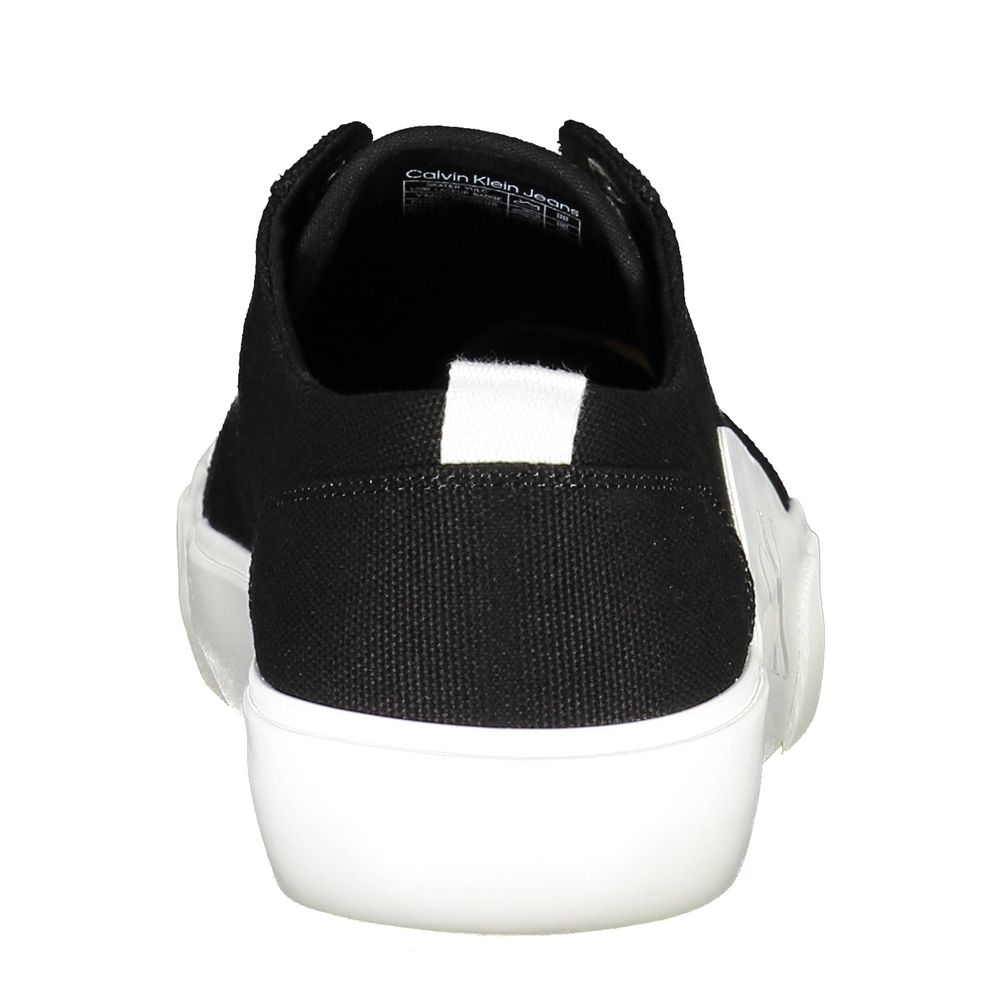 Calvin Klein Zwarte Gerecyclede Materiaal Heren Sneaker