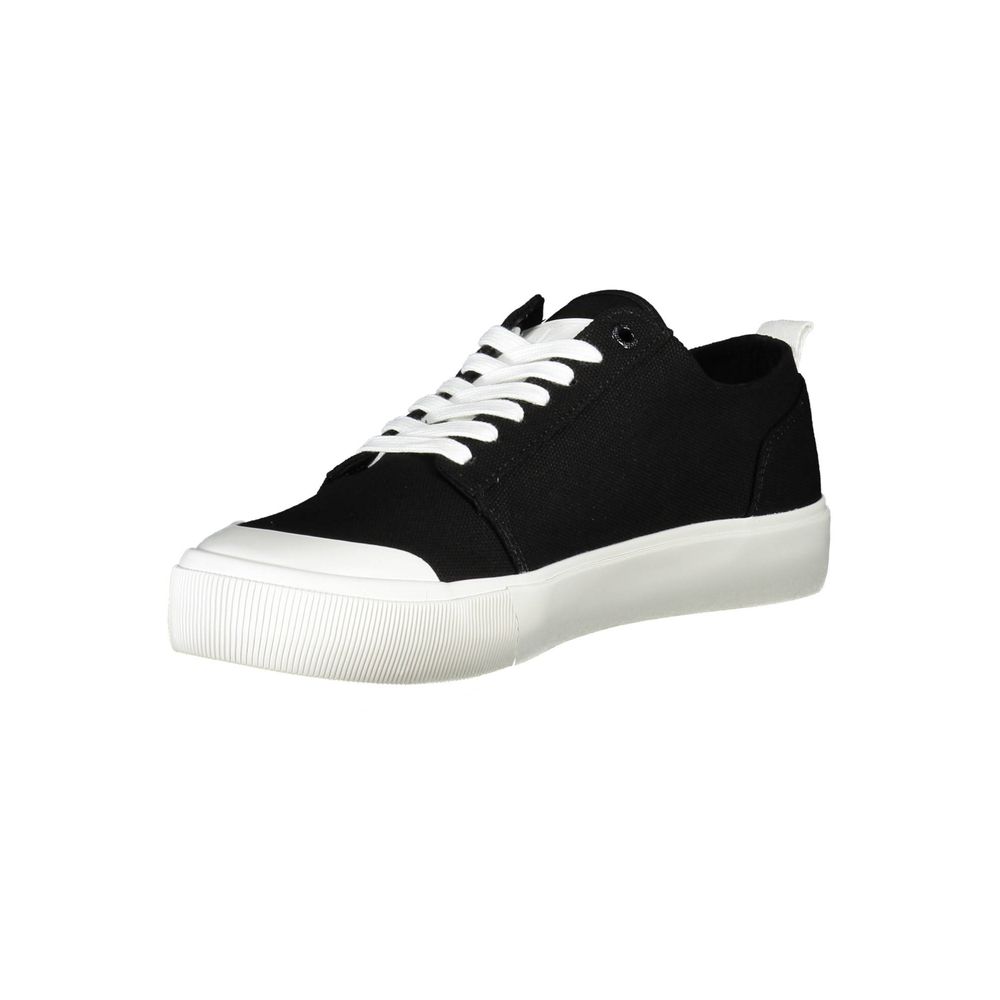 Calvin Klein Zwarte Gerecyclede Materiaal Heren Sneaker