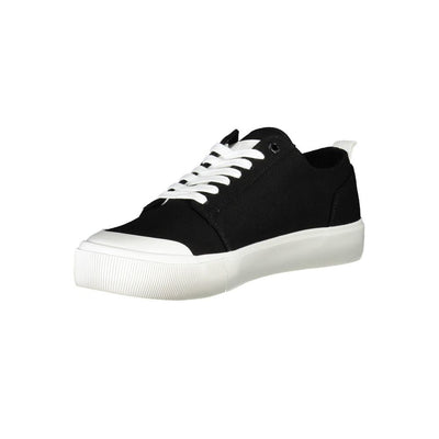 Calvin Klein Zwarte Gerecyclede Materiaal Heren Sneaker