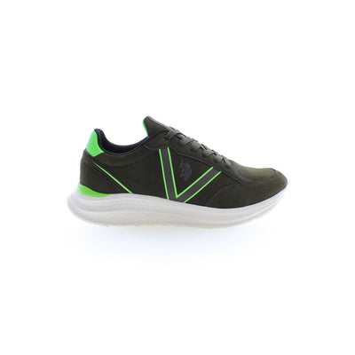 US POLO ASSN. Groene polyester herensneaker