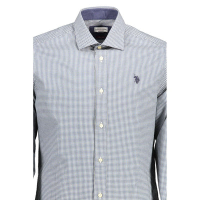 Chemise homme en coton bleu clair US POLO ASSN.