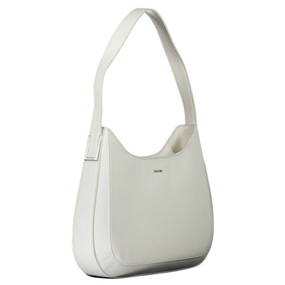 Calvin Klein Witte Polyester Dames Handtas