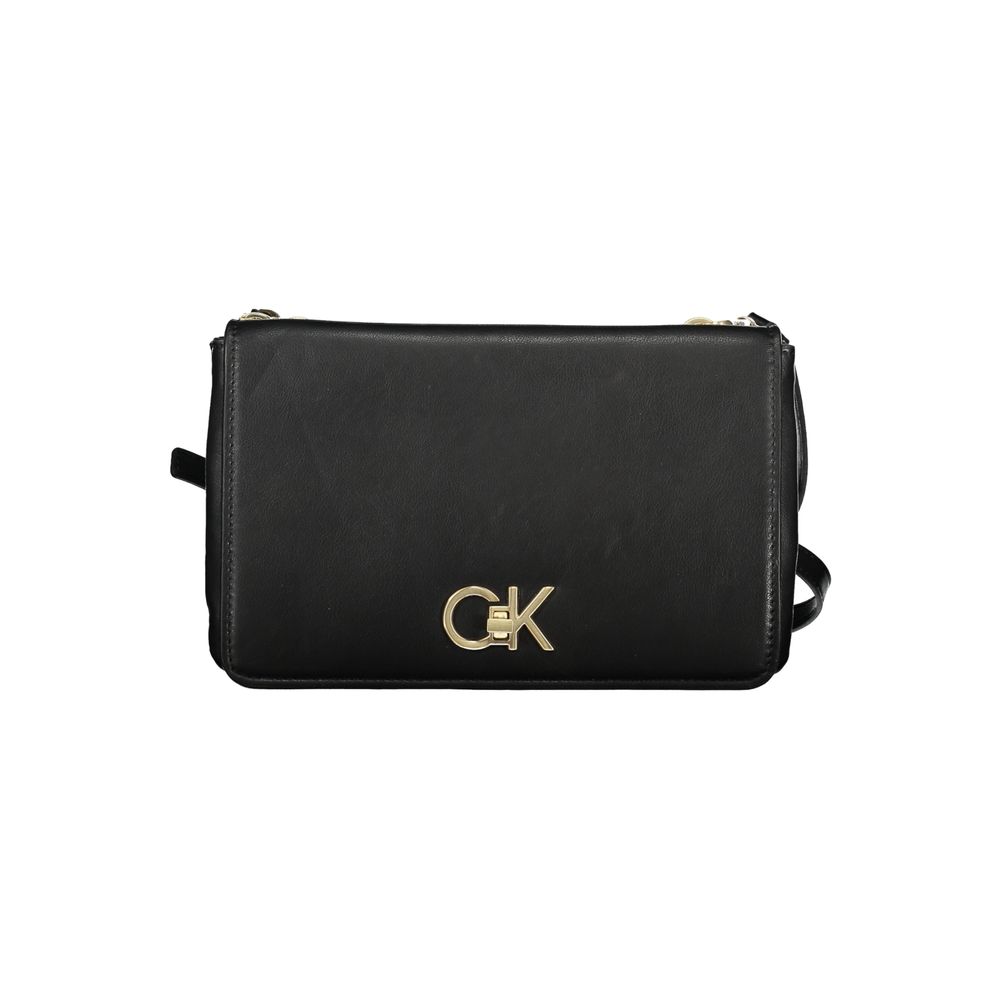 Calvin Klein Zwarte Polyester Handtas