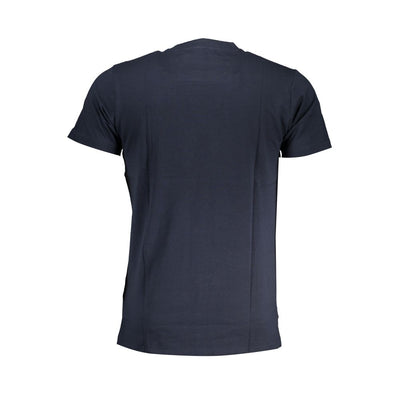 T-shirt en coton bleu Cavalli Class