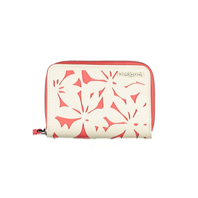 Desigual Witte Polyethyleen Portemonnee