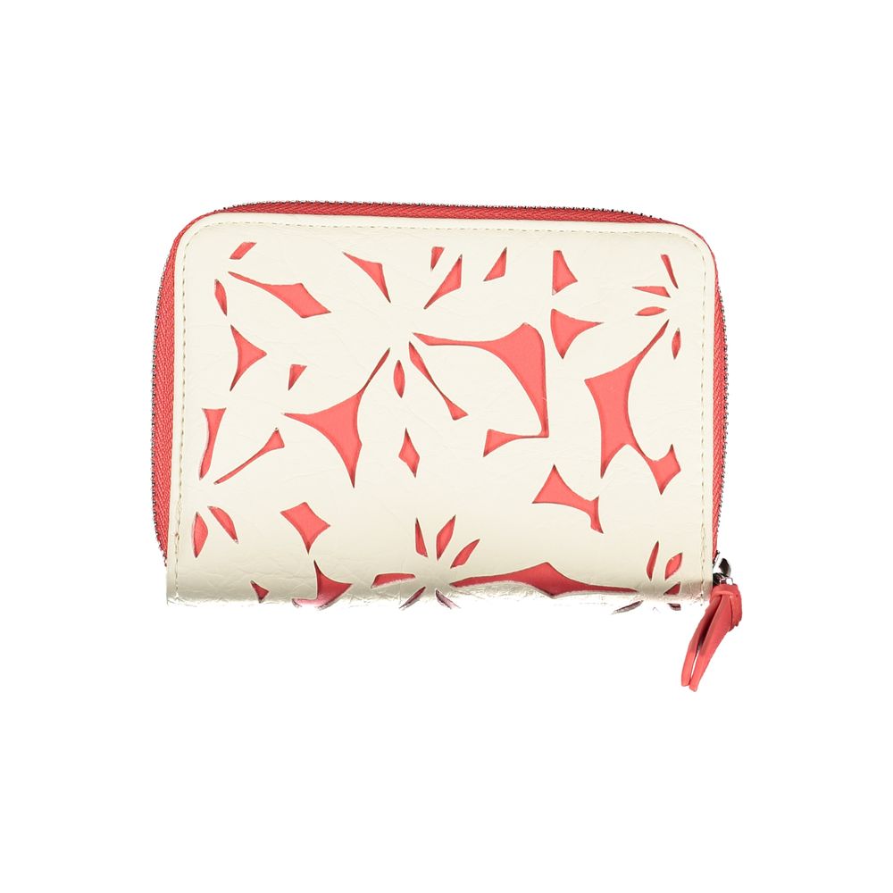 Desigual Witte Polyethyleen Portemonnee