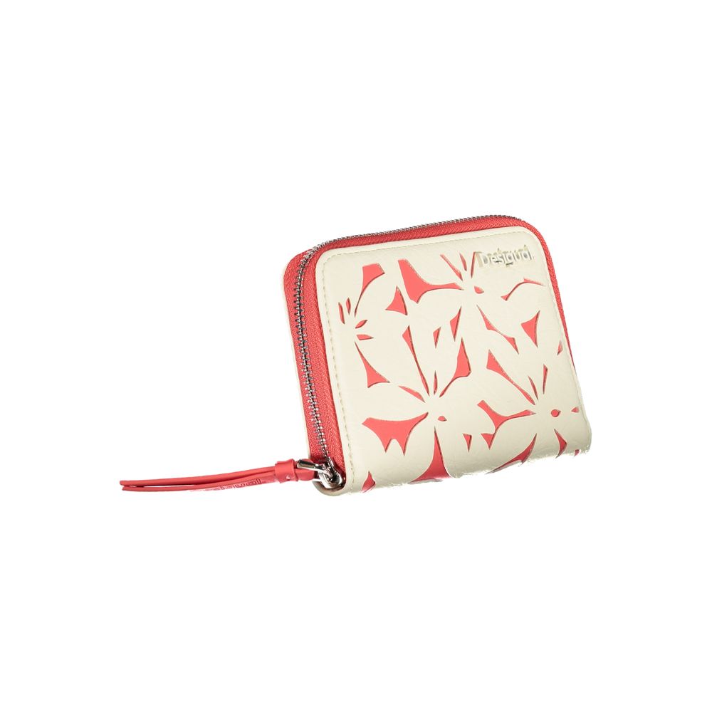 Desigual Witte Polyethyleen Portemonnee