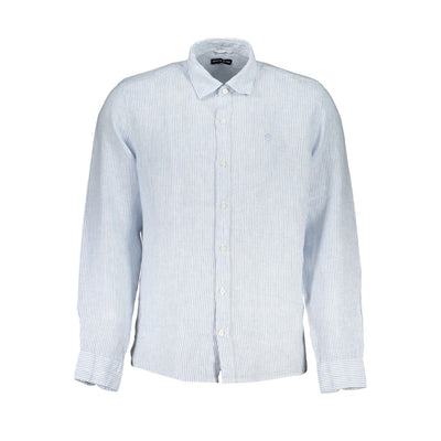 Chemise homme en lin bleu clair North Sails