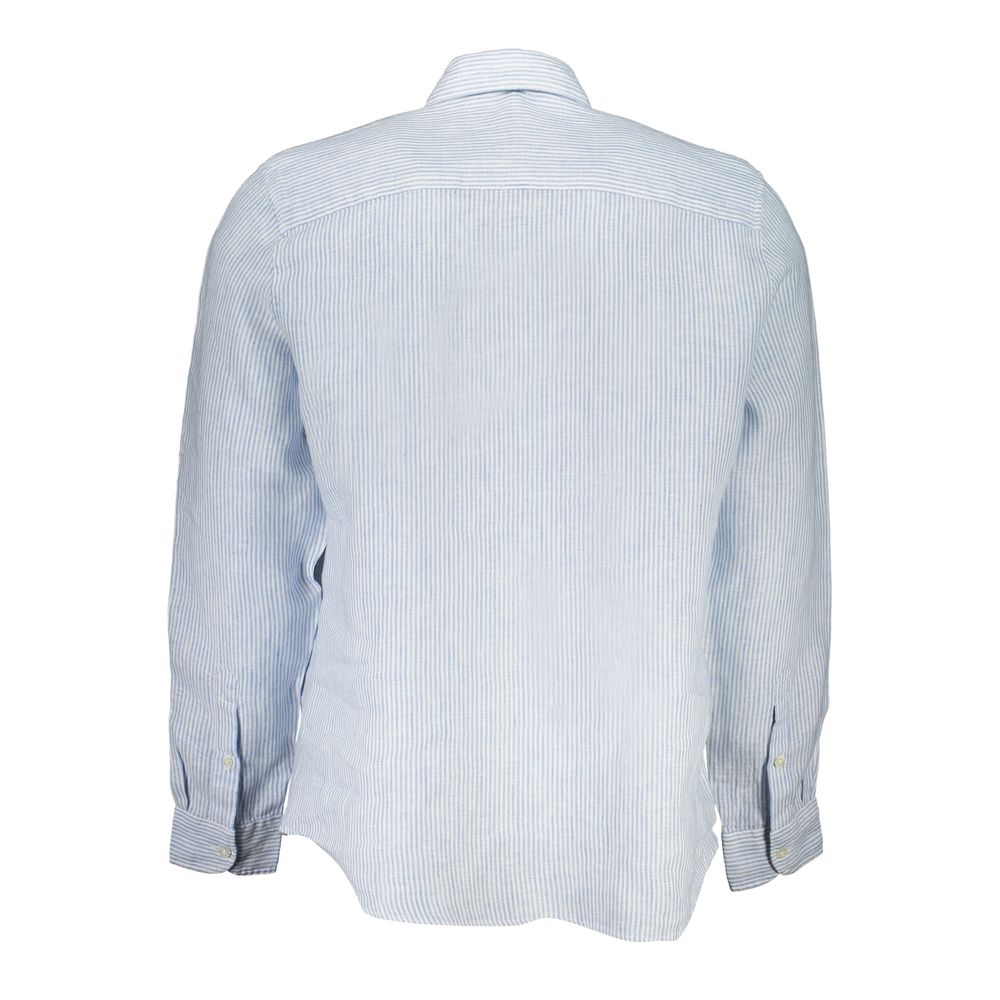 Chemise homme en lin bleu clair North Sails
