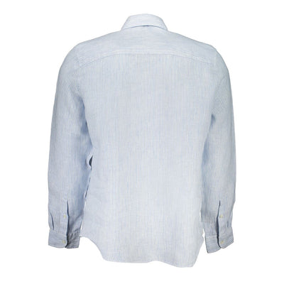 Chemise homme en lin bleu clair North Sails