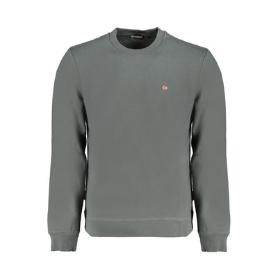 Napapijri Green Cotton Men Sweater