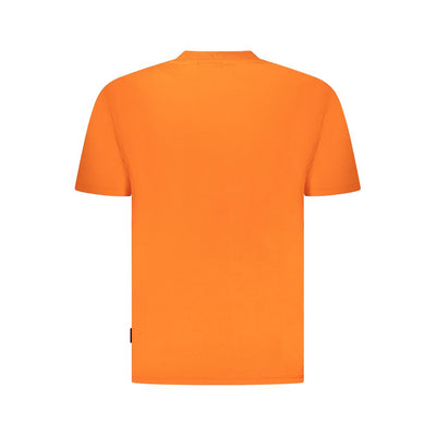T-shirt homme en coton orange Napapijri